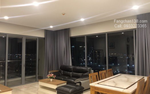胡志明市出租房屋,钻石岛 – Diamond Island 公寓的房屋出租在胡志明市第二郡,三卧室,视野潮河,很浪漫