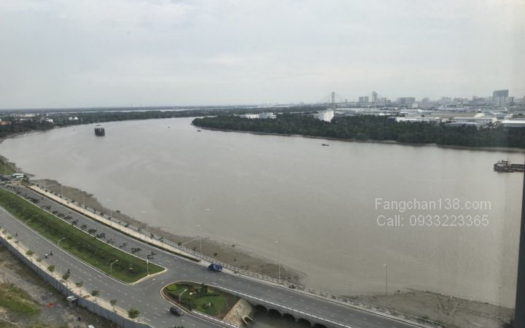胡志明市出租房屋,钻石岛 – Diamond Island 公寓的房屋出租在胡志明市第二郡,三卧室,视野潮河,很浪漫